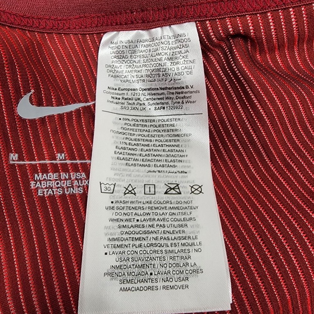 Nike Pro Elite Official Racing Tights Red Made in USA Mens Sz XL AO8491-000 New - Picture 10 of 12